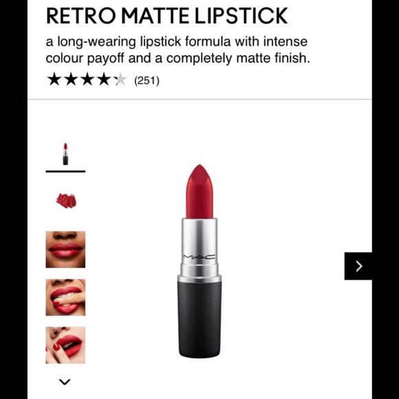 MAC Cosmetics Other - NWT .06 oz MAC Ruby Woo Retro Matte Lipstick. New in sealed package.